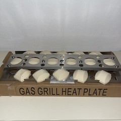 94751 Gas Grill Stainless Steel Heat Plate for Nexgrill Turbo 16.5 X 6.5 Read