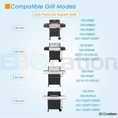 Replacement Parts Kit Expert Grill 4 Burner 720-0789H Heat Shield Burner Kit