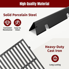 Replacement Flavorizer Bars & Grill Grates for Weber Spirit 300 and Spirit II 30
