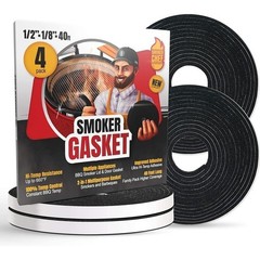 High Temp BBQ Gasket Grill Seal Smoker Replacement 40FT Heat Resistance New