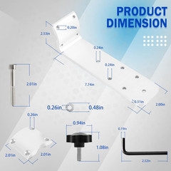 58182 Replacement for Any Kuma BBQ Grill Inboard/Outboard Marine Rail Mount Gril
