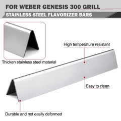 Genesis E-330 Grill Replacement Parts 4 Burners for Weber Genesis S-330 E-310…