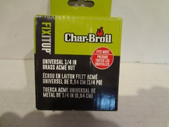 Char-Broil Universal 1/4 In. Brass Acme Nut Item # 5438384