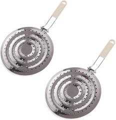2 Pack Double Thickening Heat Diffuser Reducer Flame Guard Simmer Plate, Stainle