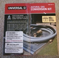 Universal Natural Gas Conversions Kit 1008 106 712 With 10 Ft Natural Gas Hose