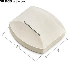 BBQ Grill Ceramic Briquettes Replacement Parts for Select Turbo Nexgrill Gas