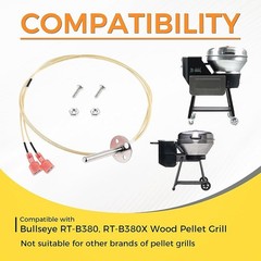 Temperature Probe Sensor For Bullseye RT-B380 RT-B380X Wood Pellet Grill