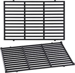 Weber Genesis Grill Grates Replacement Cast Iron Heavy Duty 2 Pack 19.5 X 25.8