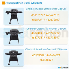 Grill Parts for Charbroil Classic 280 463672817 463672717 463613717