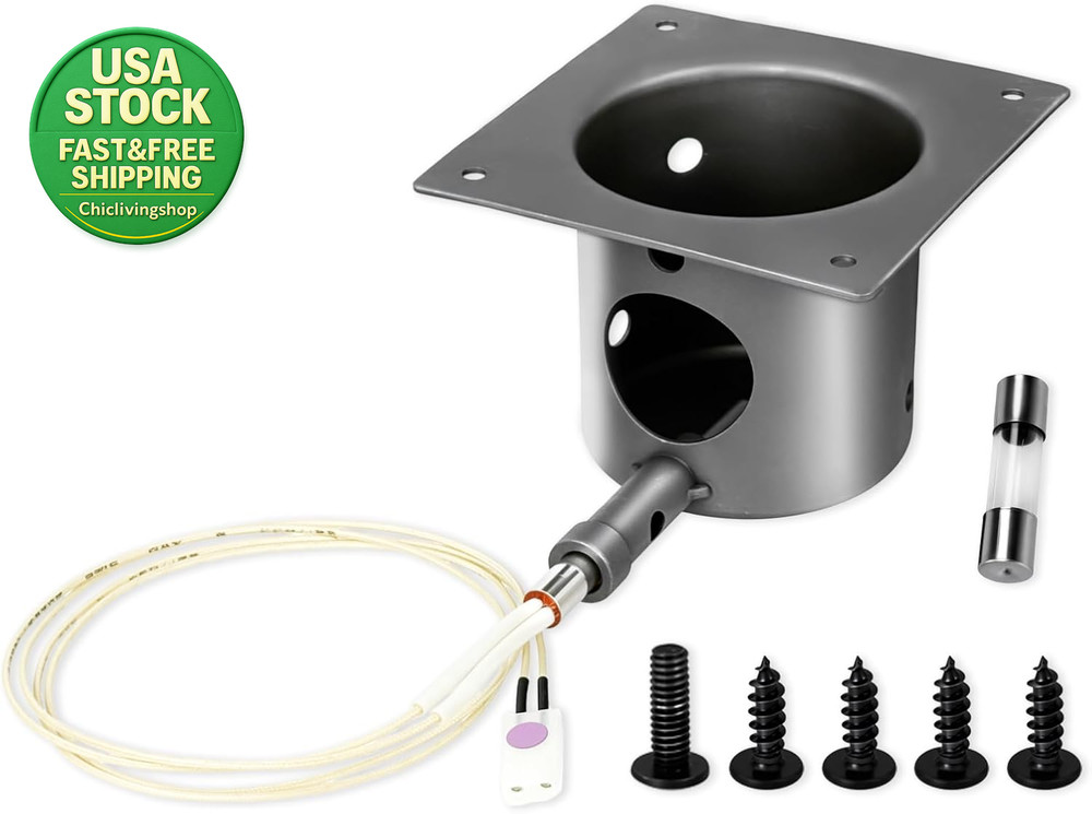 Fire Burn Pot Hot Rod Ignitor Replacement Kit for Pit Boss Traeger Pellet Grill