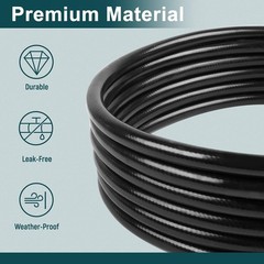 15FT RV Propane Hose Quick Connect Adapter for Weber Q Coleman Camp Stove