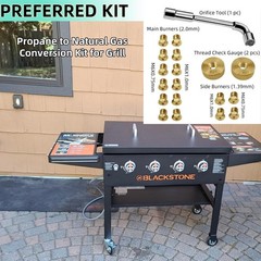 Complete Brass Conversion Kit for Blackstone Griddles – Hassle-Free Installation