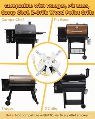 Upgraded Induction Fan Replacement for Traeger, Pit Boss, Camp Chef Wood Pellet