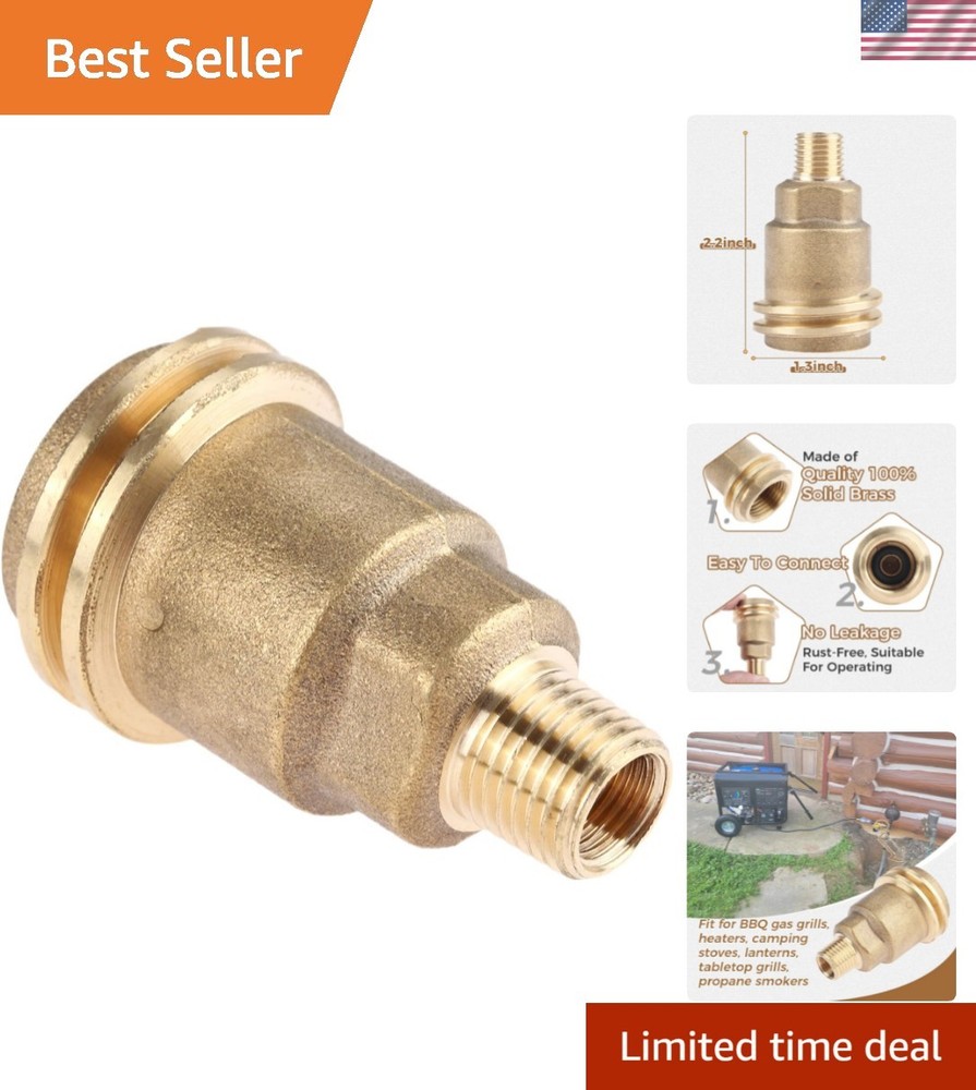 High-Quality Propane Fitting Adapter with 1/4″ Male Pipe Thread – Durable Design