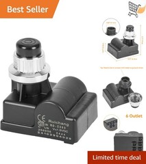 Gas Grill Igniter 6 Outlets Push Button Replacement for BBQ Models