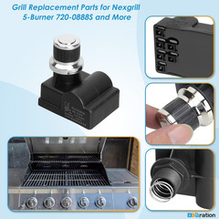 DHL-128-6Q Grill Igniters Kit for Nexgrill 720-0888S Replacement Parts, 6 Outlet