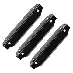 Hisencn Grill Heat Plates for Dyna Glo 3-Burner 13 7/10″, Black
