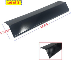 Parts DP134 (5-Pack) Porcelain Steel Heat Shield/Heat Plates Replacement for Bri