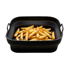 Silicone Square Air Fryer Liners Collapsible Basket Oven Pot Grey 8 Inch Tool