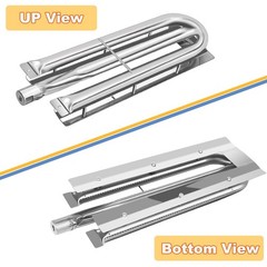 Derurizy Stainless Steel Burner Tube Gas Grill Replacement Parts for Select V…