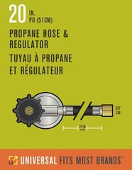 Charbroil Universal Hose And Regulator 20 Inch – 5484667