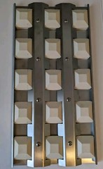 Stainless Radiant Ceramic Grill Heat Tray NEW Size 15.75″ X 8″ Universal Fit