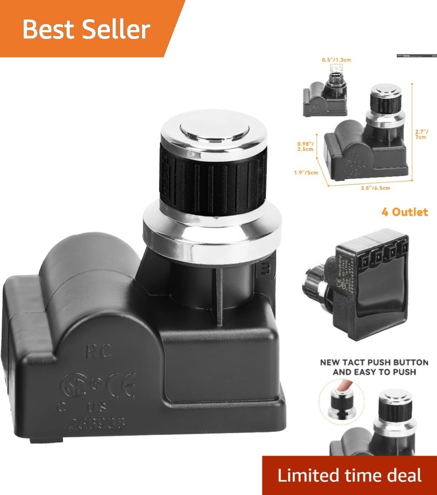 Certified 4 Outlet Igniter – Battery Powered Push Button for Grilling Needs