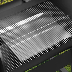 Grill Grease Tray Drip Pan Heat Baffle W/Bac507 Drip Tray Liners for Traeger