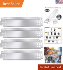 Adjustable Stainless Steel Grill Heat Tent – Perfect Fits for Nexgrill 4-Pack