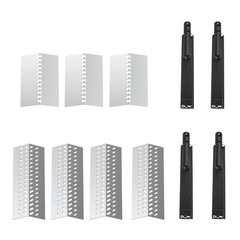 BBQ-PLUS Grill Parts for Bull Angus 47629 47628, Outlaw Heat Plates Kit