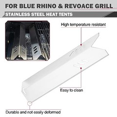 B0212-040 Heat Plates Grill Parts for Blue Rhino 3pcs 15″ x 4 1/3″ heat plates