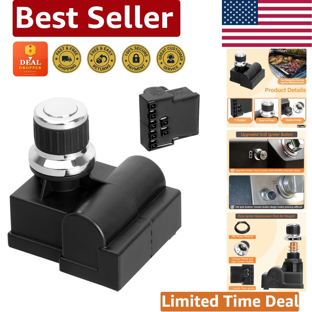 Convenient 7-Outlets Push-Button Igniter for Nexgrill 720-0898 Series