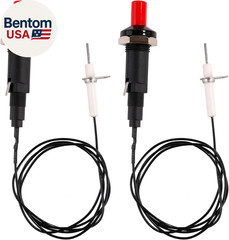 2Pcs Piezo Spark Igniter, Spark Ignition Kit BBQ Grill Igniter Replacement Elect
