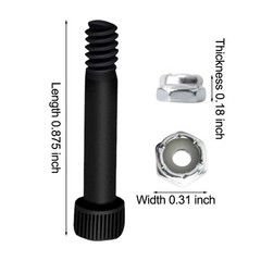 Replacement Motor Shaft Nuts and Bolts Compatible with Traeger For Z Grills Pell