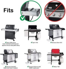 12.75″-7508-A, Fits Spirit 300 With Side Knobs & Genesis Silver B/C