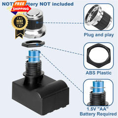4-Outlets Grill Igniters Replacement for Nexgrill, Black