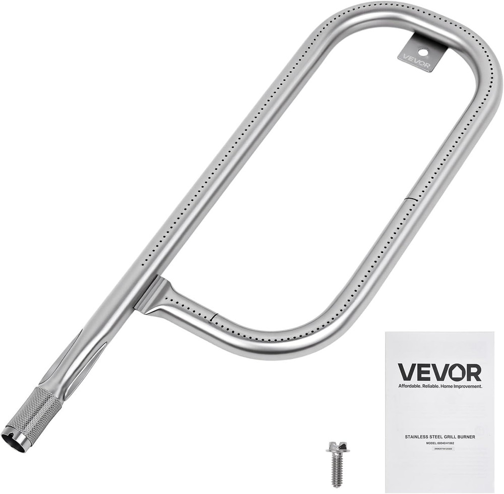 Stainless Steel Tube Burner for Weber Q100 Q120 Q1000 Q1200 Baby Q Grills