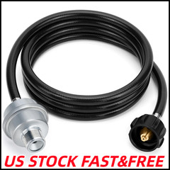FREESHIP7ft Propane Fuel Filter with Hose Connect 20-40 lb Tanks, CSA Certified