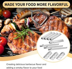 Grill Parts Flavorizer Bars Burners Heat Deflector for Weber Genesis II 300 E310