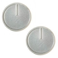 White Metal Gas Stove Burner Knob W10506367 3021019 Fits Multiple Models