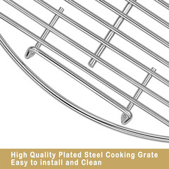 7432 Upper Cooking Grate 85042 Lower Grate 63013 Charcoal Grates for Weber Charc