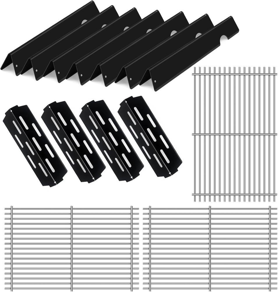 Grill Grate & Flavorizer Bars Heat Deflector Parts for Weber Genesis