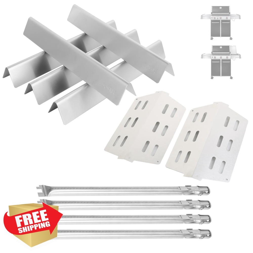 Weber Genesis 330 Grill Parts Flavorizer Bars Burner Kit Front Control