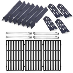 Cast Iron BBQ Grill Grates Parts for Weber Genesis 2 -410, S-410, Genesis II …