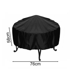 Secure Your BBQ Grill with 210D Round Table Cover Rainproof and Dustproof