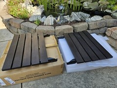 Side Shelves for Kamado Joe Classic Series. Grill Side Bamboo Shelves 5 Slats