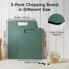 Wood Fiber Cutting Board Set of 2, Dishwasher Safe, Non-Toxic Cutting Board f…