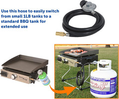 Propane Adapter Hose & Regulator for 20LB Tank 17″ 22″ Blackstone Grill Griddle
