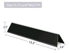15.3″ Flavorizer Bars for Weber 7636 Spirit 300 & Spirit II 300, Spirit E310…