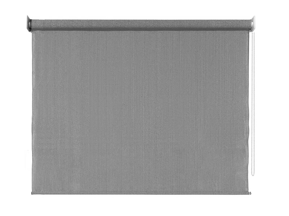 Zlink Outdoor Patio Roller Shades, 118″ W x 79″ L Roll Up Patio Shade, Sun Sh…